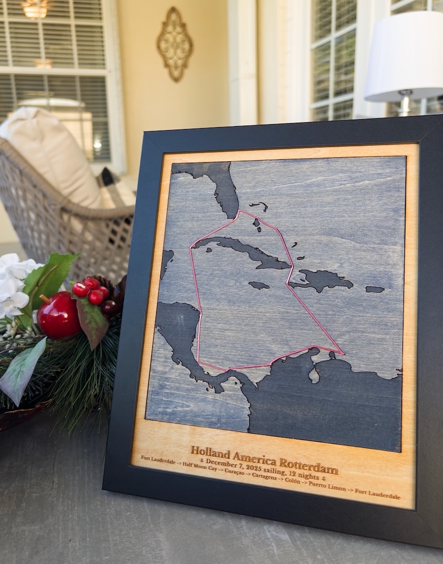 Cruise map illustration